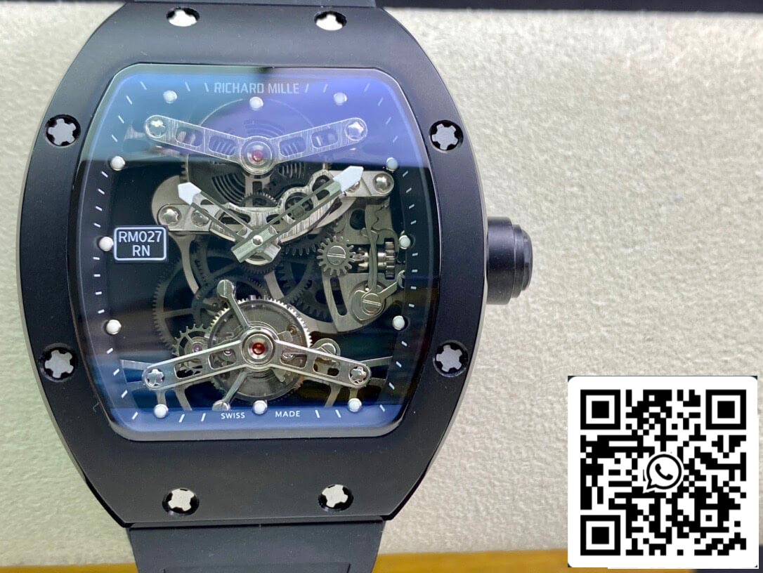 Richard Mille RM027 1 1 Best Edition EUR Factory Transparent Black