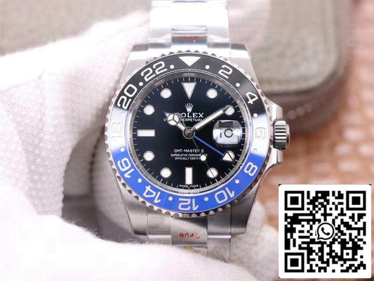 Rolex GMT Master II 116710BLNR-78200 1:1 Meilleure édition Noob Factory V11 Blue Needle Swiss ETA3186