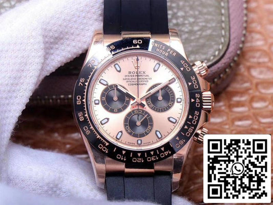 Rolex Daytona M116515LN-0021 1:1 Best Edition Noob Factory Pink Dial Swiss ETA4130