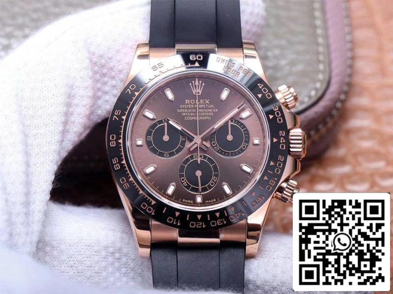 Rolex Daytona M116515LN-0041 1:1 Meilleure édition Noob Factory Cadran Chocolat Suisse ETA4130