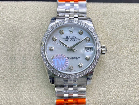 Rolex Datejust M278384RBR-0008 1:1 Best Edition TW Factory Mother-Of-Pearl Dial