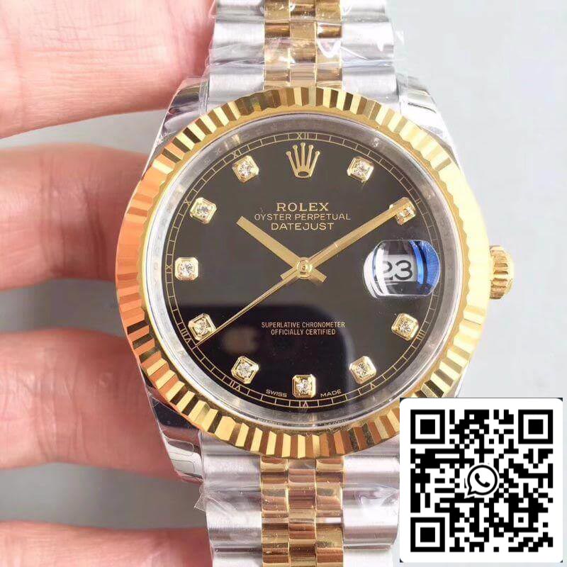 Rolex Datejust II M126333-0013 EW Factory 1:1 Best Edition Schweizer ETA3255 zweifarbiges Edelstahlarmband