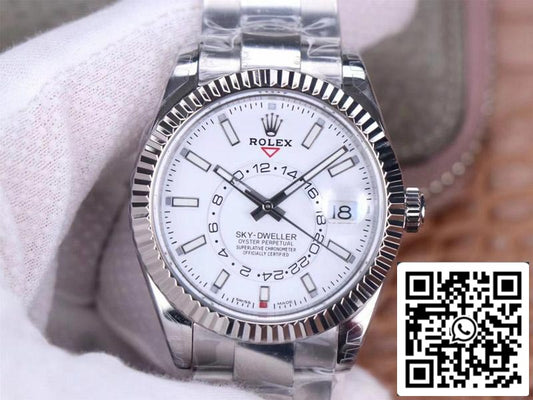 Rolex Sky Dweller M326934-0001 Best 1:1 Edition Noob Factory White Dial