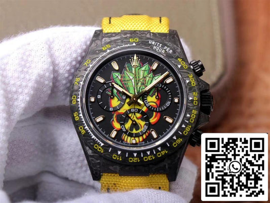 Rolex Daytona Cosmos Color Skull 1:1 Meilleure édition WWF Factory Swiss ETA7750