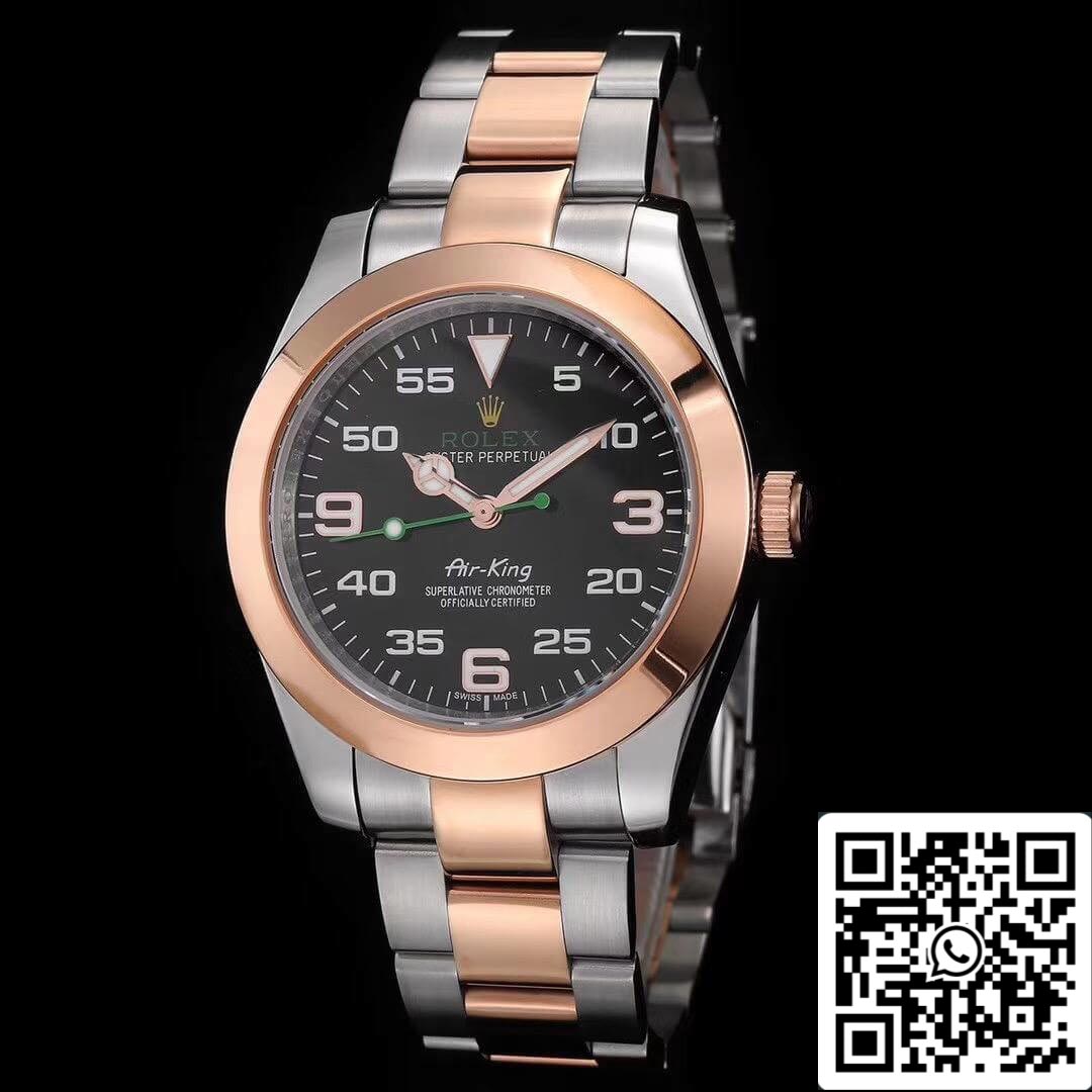 Rolex Air-King 116900 JF Factory 1:1 Best Edition Swiss ETA3131 Roségold