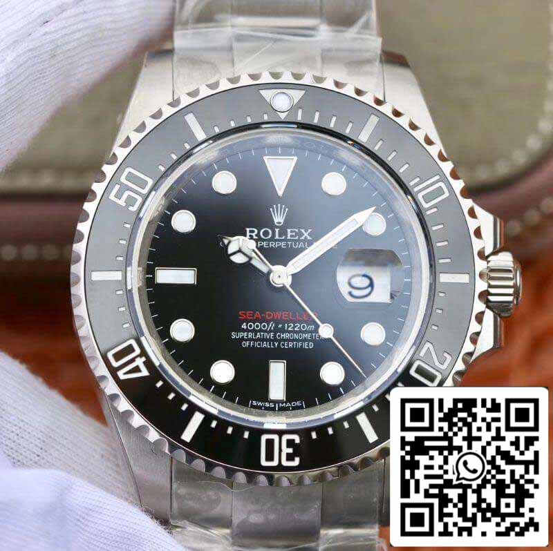 Rolex Sea-Dweller 126600 43 mm Noob Factory V9 Version 1: 1 Meilleure édition Suisse ETA3235 Bracelet en acier inoxydable