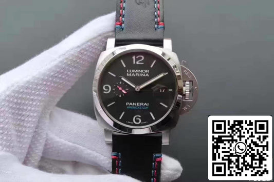 Panerai Luminor Marina 1950 PAM727 ZF Factory 1:1 Best Edition Swiss ETA P9010 Black Leather Strap