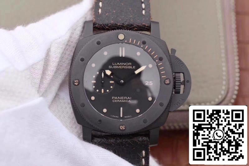 Panerai Luminor Submersible PAM508 VS Factory 1:1 Best Edition Swiss ETA P9000 Black Superlumed Dial