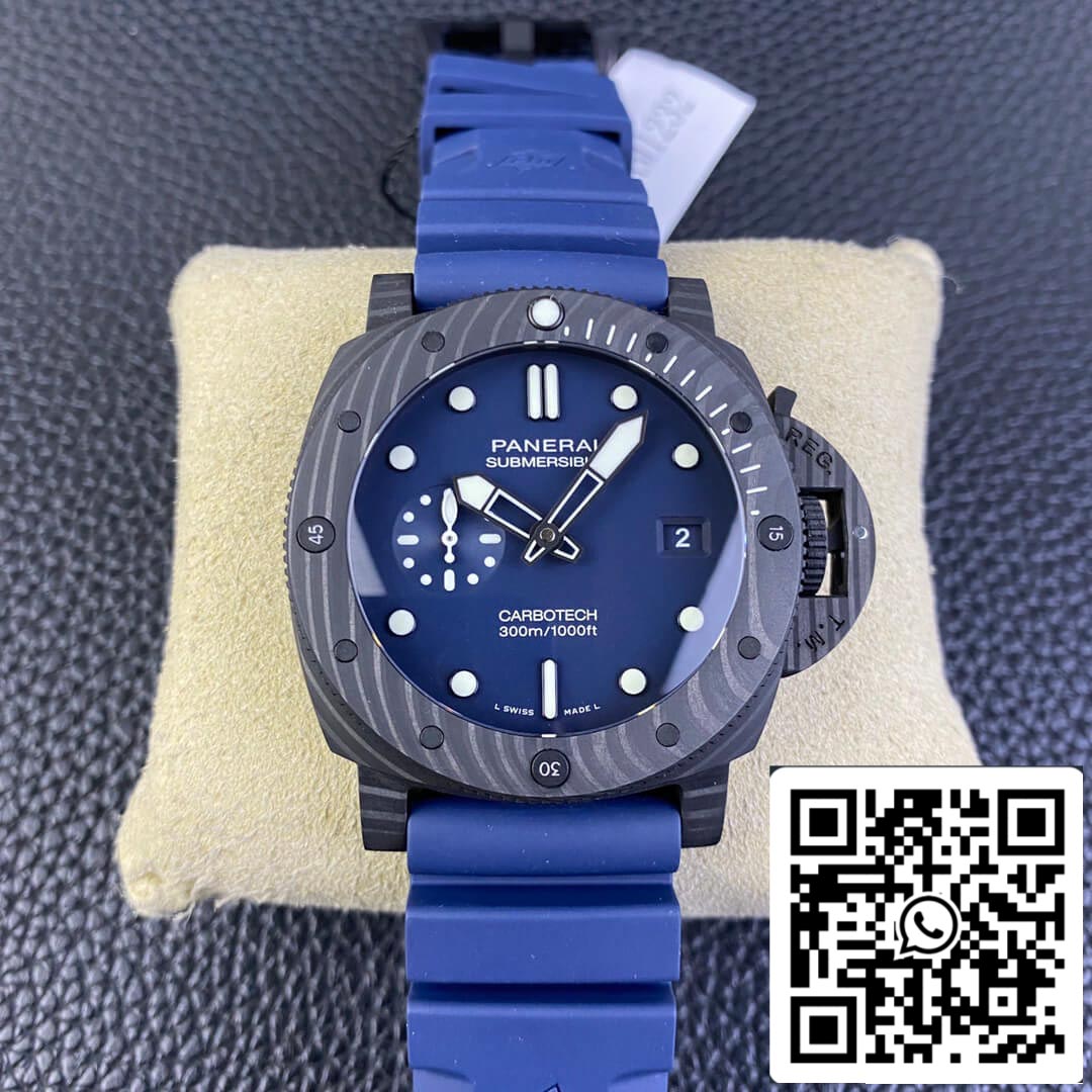 Panerai Submersible PAM01232 1:1 Best Edition VS Factory Blue Dial