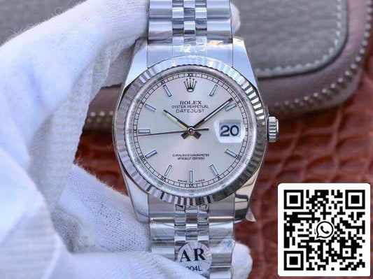 Rolex Datejust II 36 126334 AR Factory 1:1 Meilleure édition suisse ETA3135 Cadran rhodié