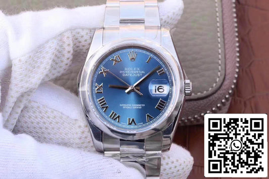 Rolex Datejust 36 mm 116234-0141 Montres mécaniques d'usine AR 1: 1 Meilleure édition suisse ETA3135