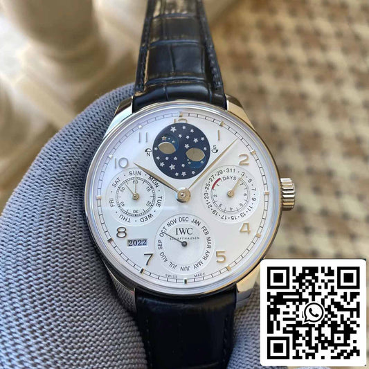 IWC Portuguese Perpetual Calendar IW503406 1:1 Best Edition APS Factory White Dial