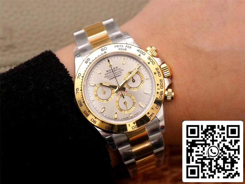 Rolex Daytona Cosmograph M116503-0002 1:1 Meilleure édition Noob Factory Cadran gris Suisse ETA4130