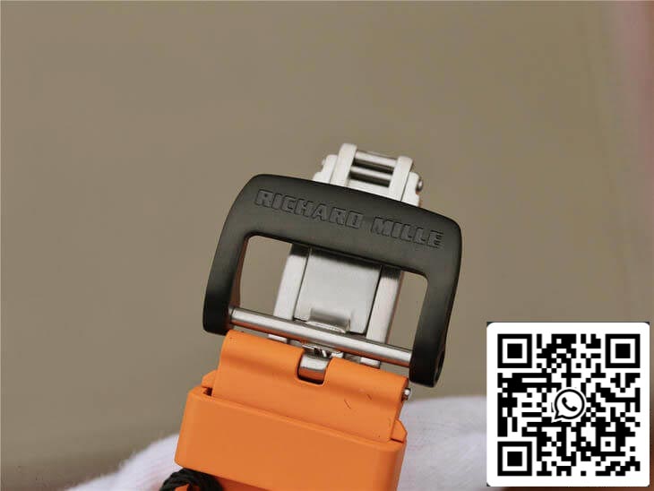 Richard Mille RM11-03 1:1 Best Edition KV Factory Carbon Fiber Orange Strap