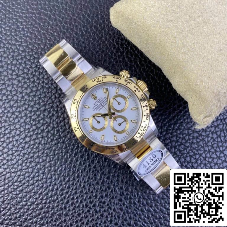 Rolex Cosmograph Daytona M116503-0001 1:1 Meilleure édition Clean Factory Cadran blanc