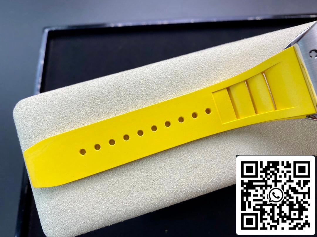 Richard Mille RM11 1:1 Best Edition KV Factory Titanium Yellow Strap
