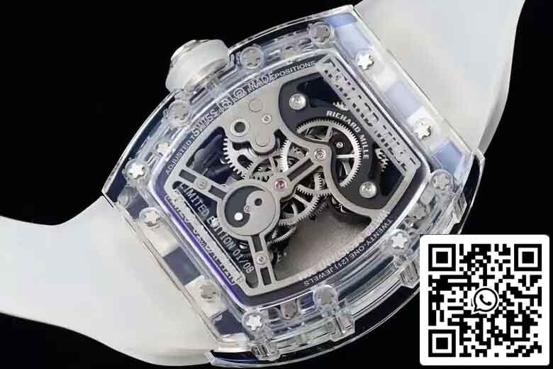 Replik Richard Mille RM26-01 Tourbillon 1:1 Best Edition RM Factory Weißes Armband