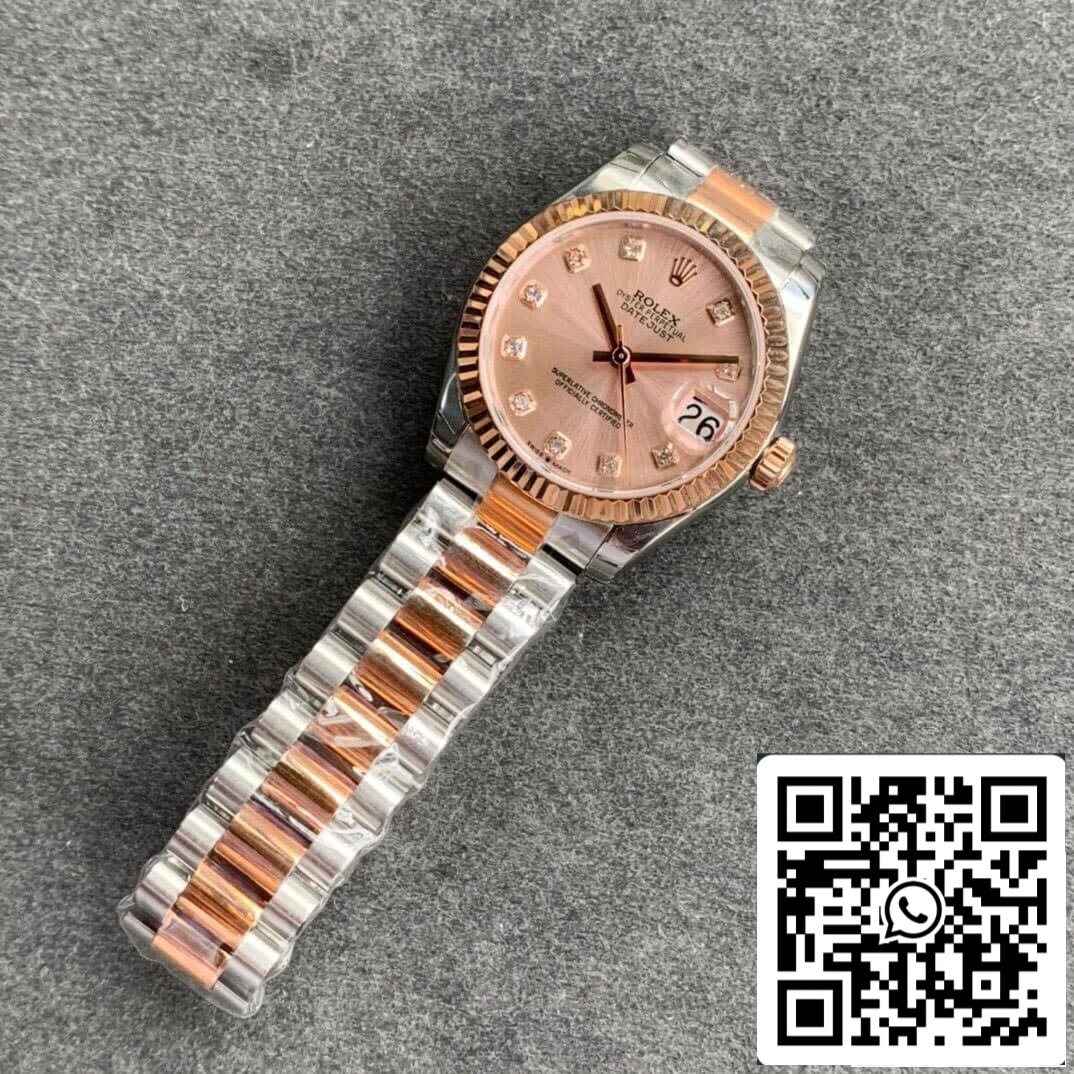 Rolex Datejust M278271-0023 1:1 Best Edition GS Factory Rose Gold Dial