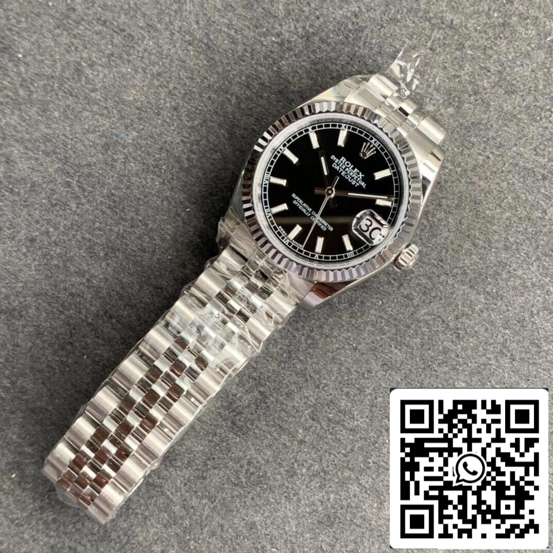 Rolex Datejust M178274-0004 1:1 Meilleure édition GS Factory Cadran noir