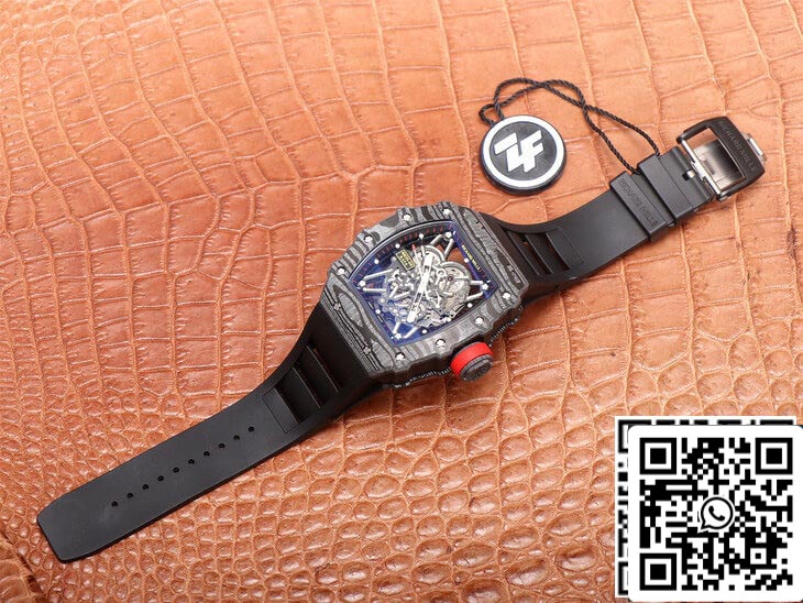 Richard Mille RM35-02 1:1 Best Edition ZF Factory Carbon Fiber Case