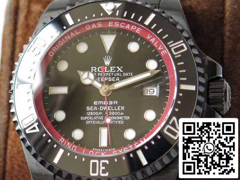 Rolex Sea-Dweller 116660 VR Factory 1:1 Meilleure édition suisse ETA2836 Cadran noir