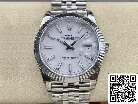Rolex Datejust M126334-0010 1:1 Best Edition VS Factory White Dial