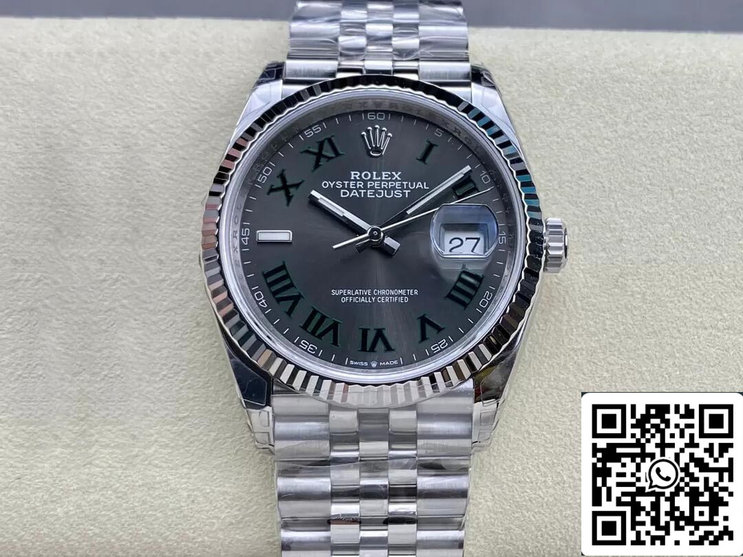 Rolex Datejust M126234-0045 36MM 1:1 Best Edition VS Factory Gray Dial