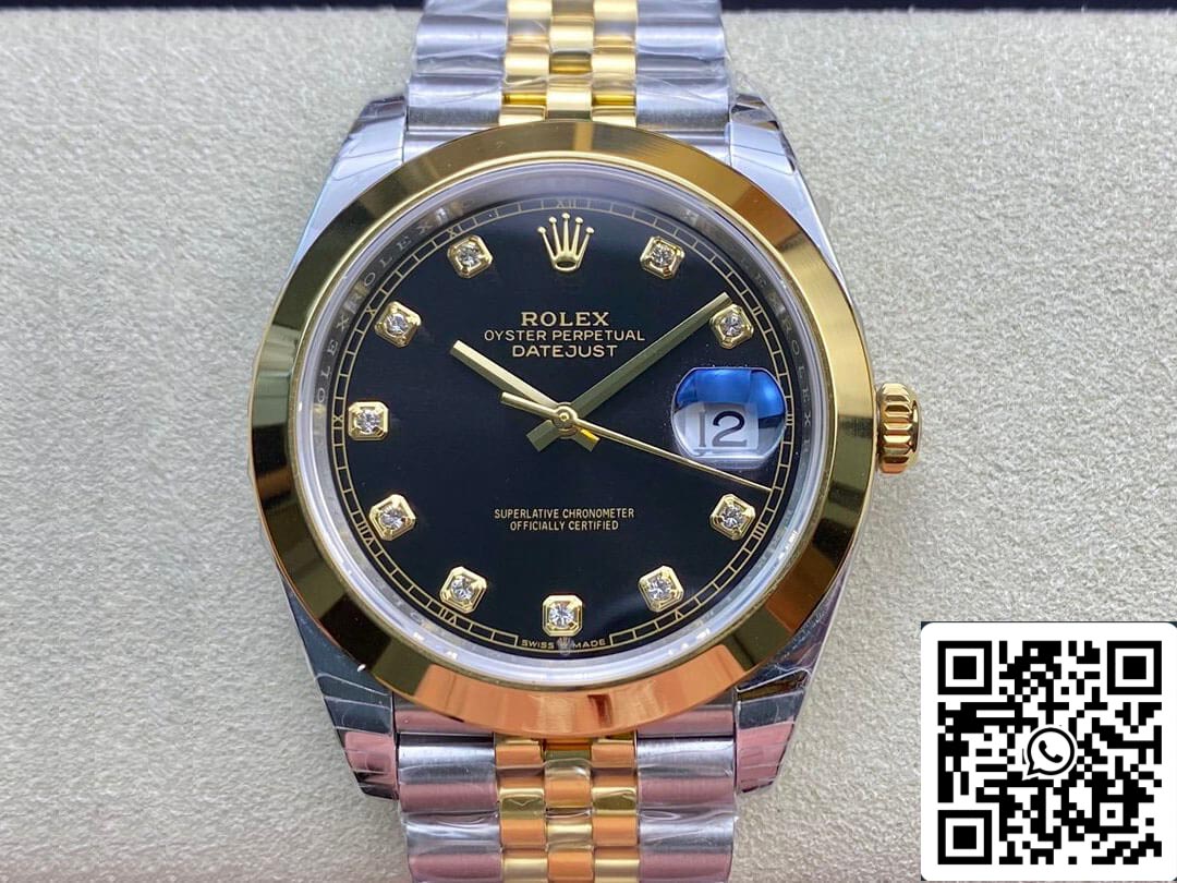 Rolex Datejust M126303-0006 1:1 Meilleure édition EW Factory Cadran noir