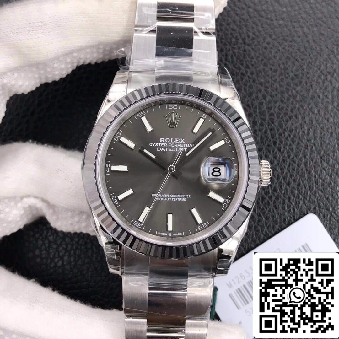 Rolex Datejust M126334-0013 41mm Oyster Strap VS Factory Grey Dial