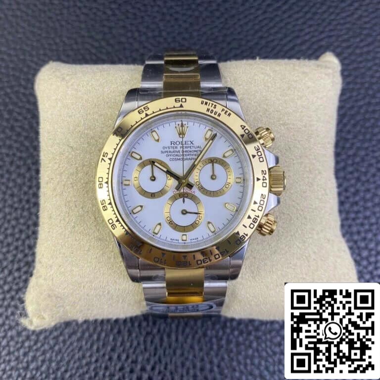 Rolex Cosmograph Daytona M116503-0001 1:1 Meilleure édition Clean Factory Cadran blanc