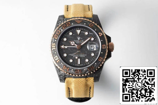 Rolex GMT-MASTER II Diw 1:1 Best Edition Brown Fabric Strap