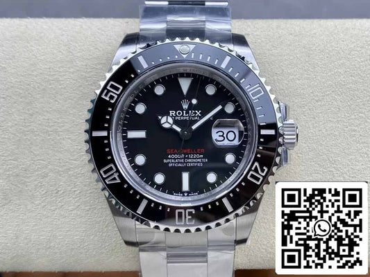 Rolex Sea Dweller M126600-0002 1:1 Meilleure édition VS Factory Cadran noir