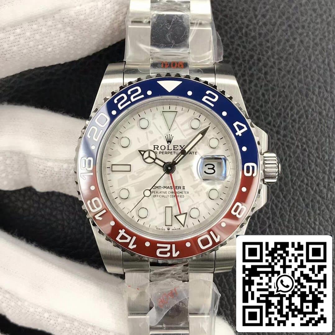 Rolex GMT Master II 126719BLRO-0002 1:1 Meilleure édition GM Factory Or blanc