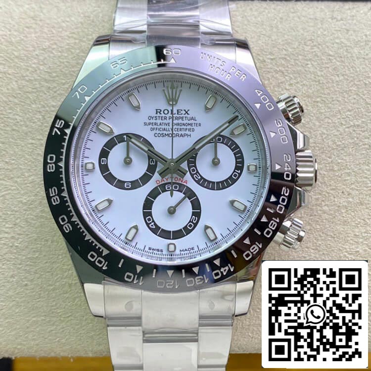 Rolex Cosmograph Daytona M116500LN-0001 1:1 Best Edition Clean Factory Weißes Zifferblatt