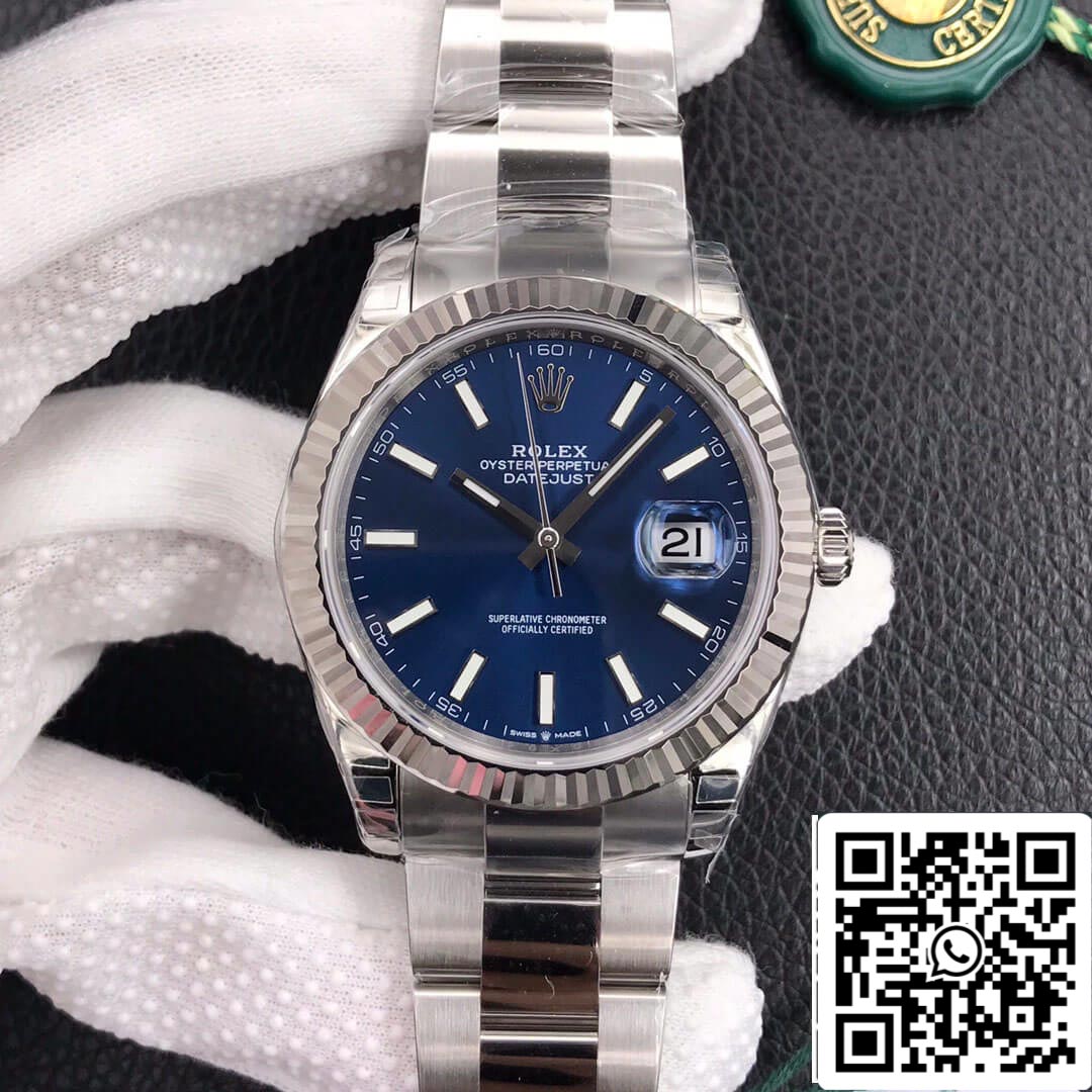 Rolex Datejust M126334-0001 Bracelet Oyster 41 mm VS Cadran Bleu Usine