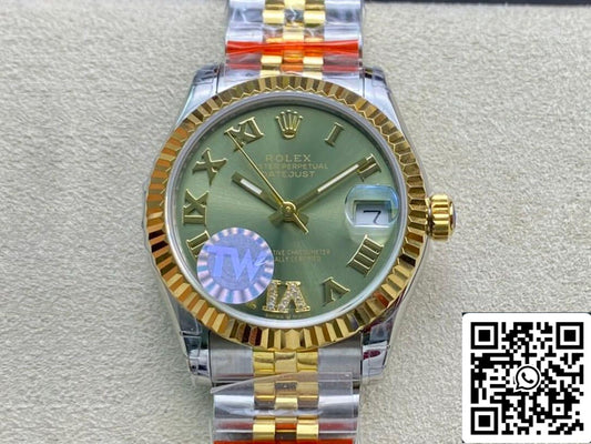Rolex Datejust 178273 31MM 1:1 Best Edition TW Factory Green Dial