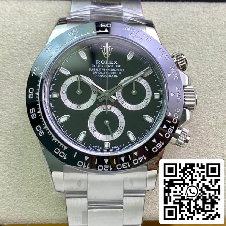 Rolex Cosmograph Daytona M116500LN-0002 1:1 Meilleure édition Clean Factory Cadran noir