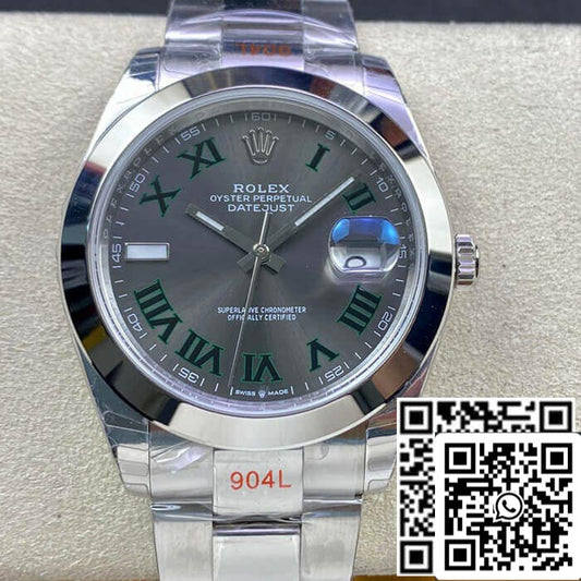 Rolex Datejust M126300-0013 41MM 1:1 Best Edition EW Factory Dark Grey Dial