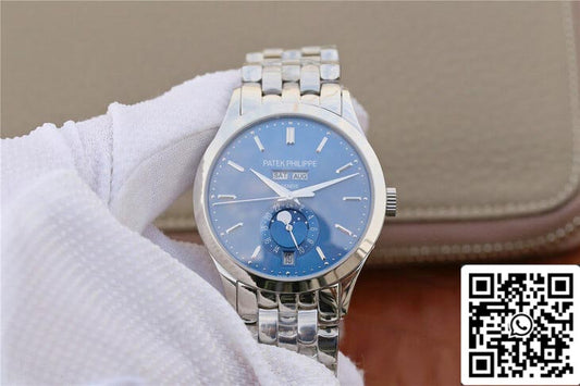 Patek Philippe Complications 5396/1G-001 1:1 Best Edition KM Factory White Gold Blue Dial