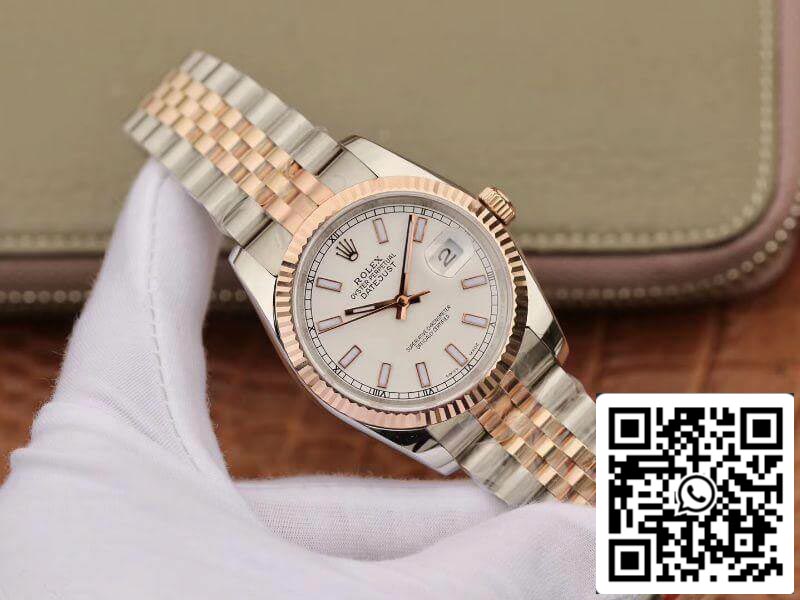 Rolex Datejust 126233 36 mm GM Factory 1: 1 Meilleure édition suisse enveloppée d'or 18 carats ETA3135