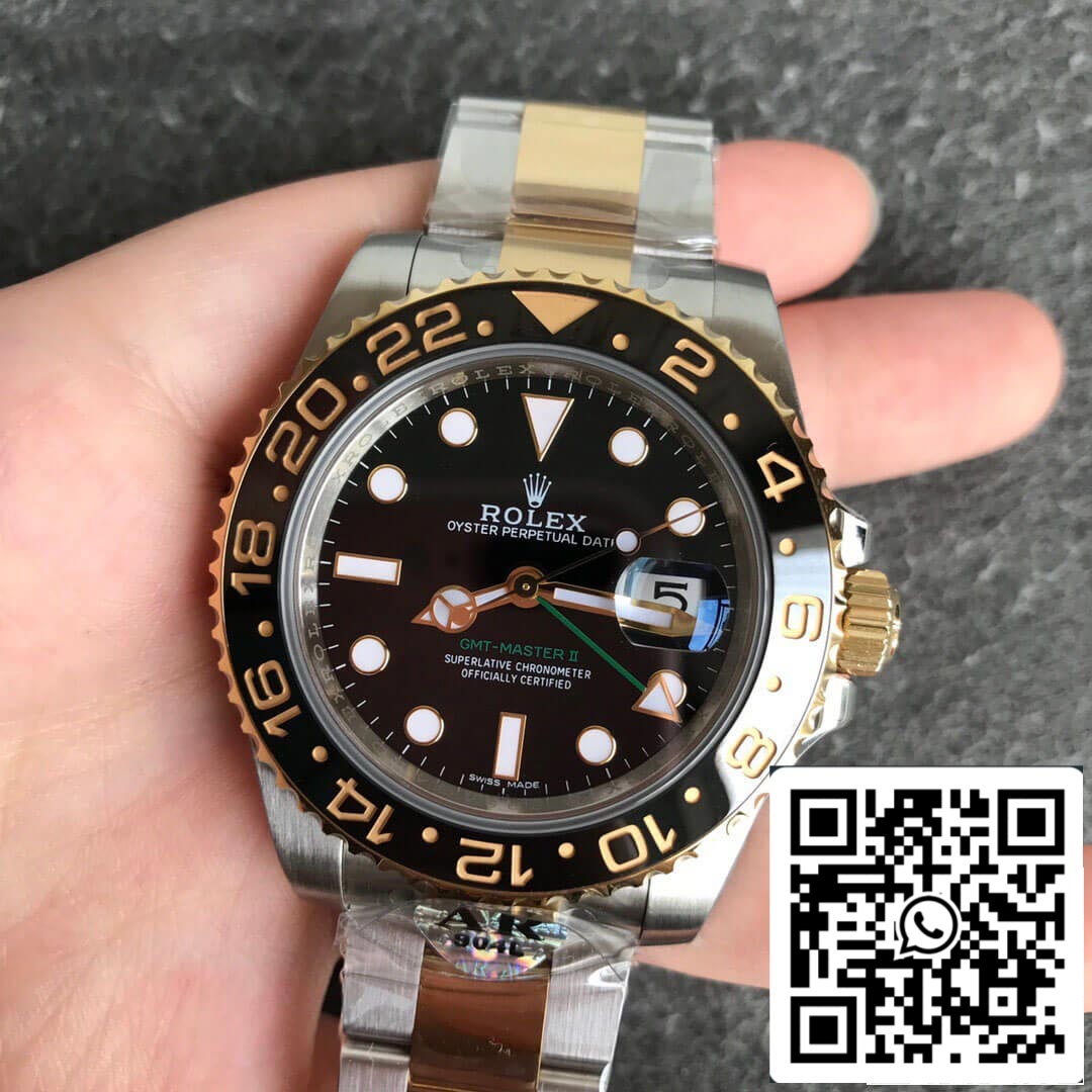 Rolex GMT Master II 116713-LN-78203 1:1 Best Edition AR Factory Black Dial