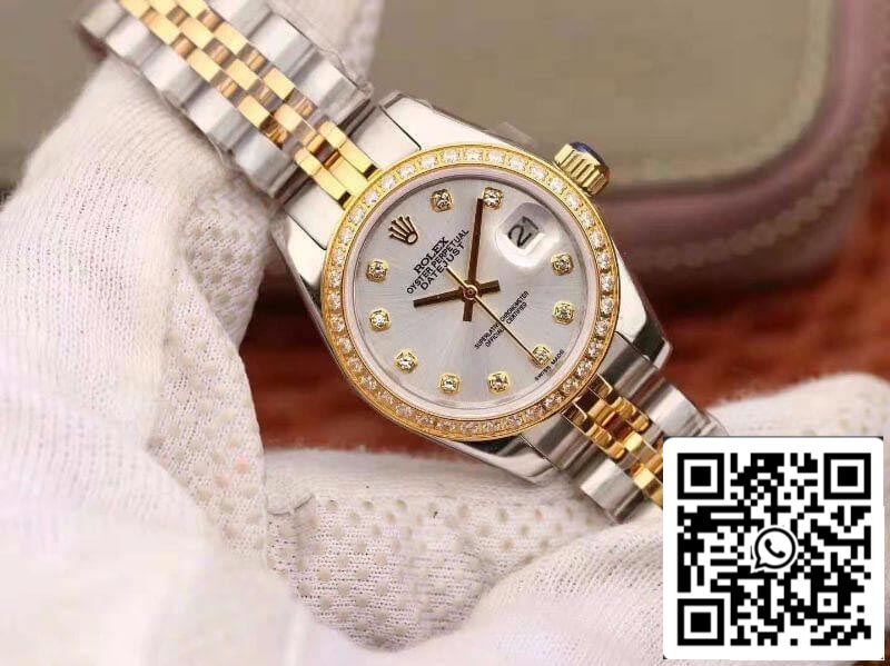 Rolex Lady Datejust 28MM 1:1 Meilleure édition Mouvement suisse NH05 Cadran argenté