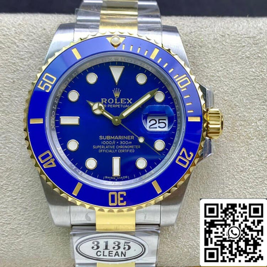 Rolex Submariner 116613LB-97203 1:1 Best Edition Clean Factory V4 Blaue Lünette