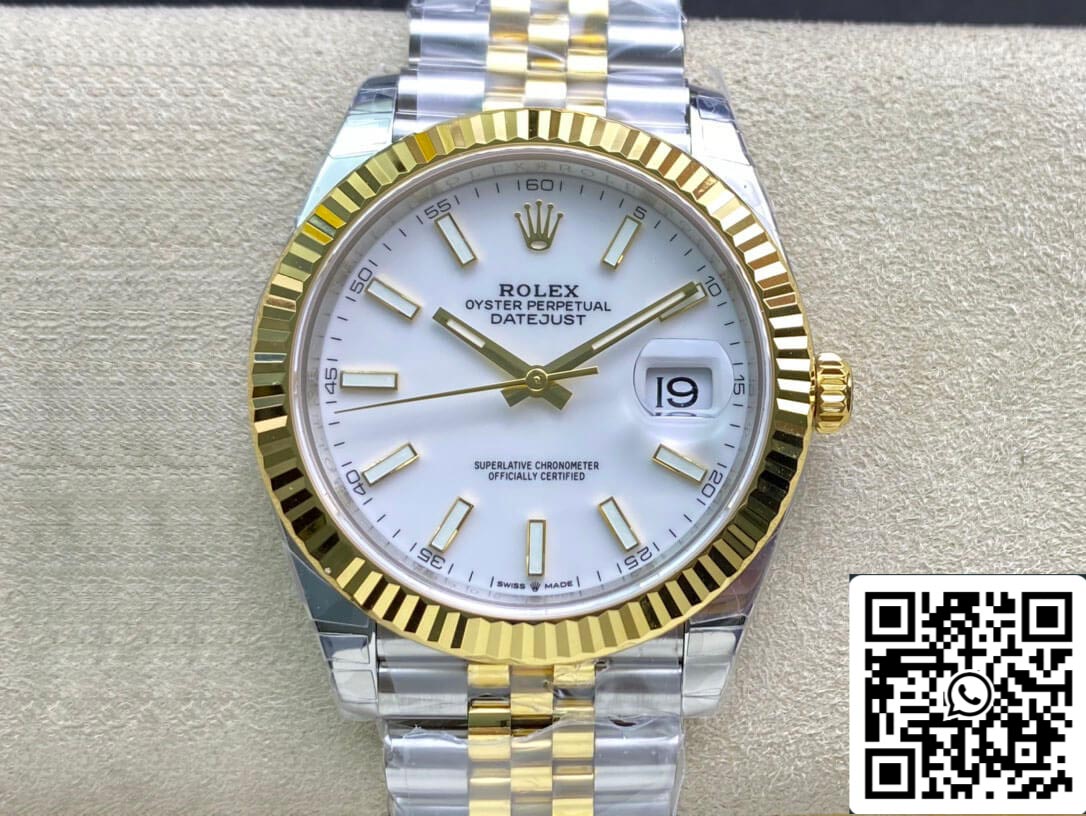 Rolex Datejust M126333-0016 Bracelet Jubilee 41 mm VS Acier inoxydable d'usine