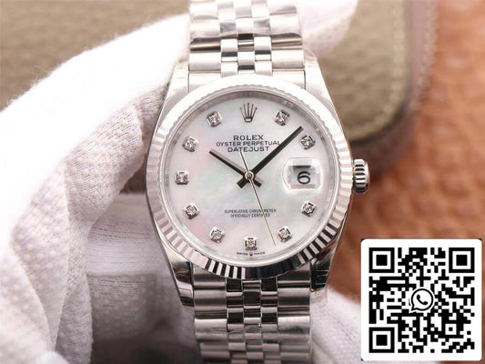 Rolex Datejust M126234-0019 1:1 Best Edition EW Factory Mother-Of-Pearl Dial