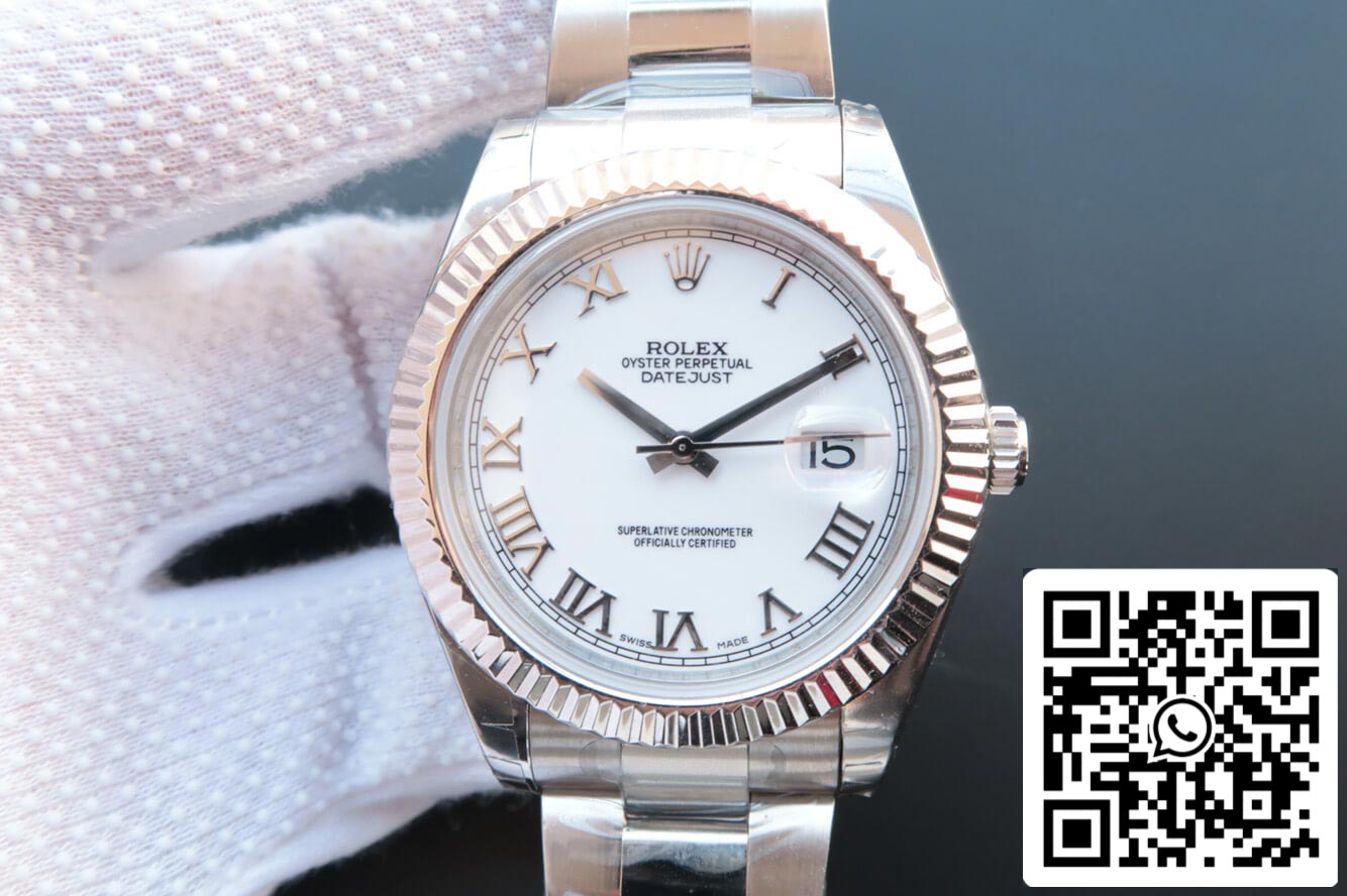 Rolex Datejust M126334-0023 1:1 Meilleure édition EW Factory Cadran blanc