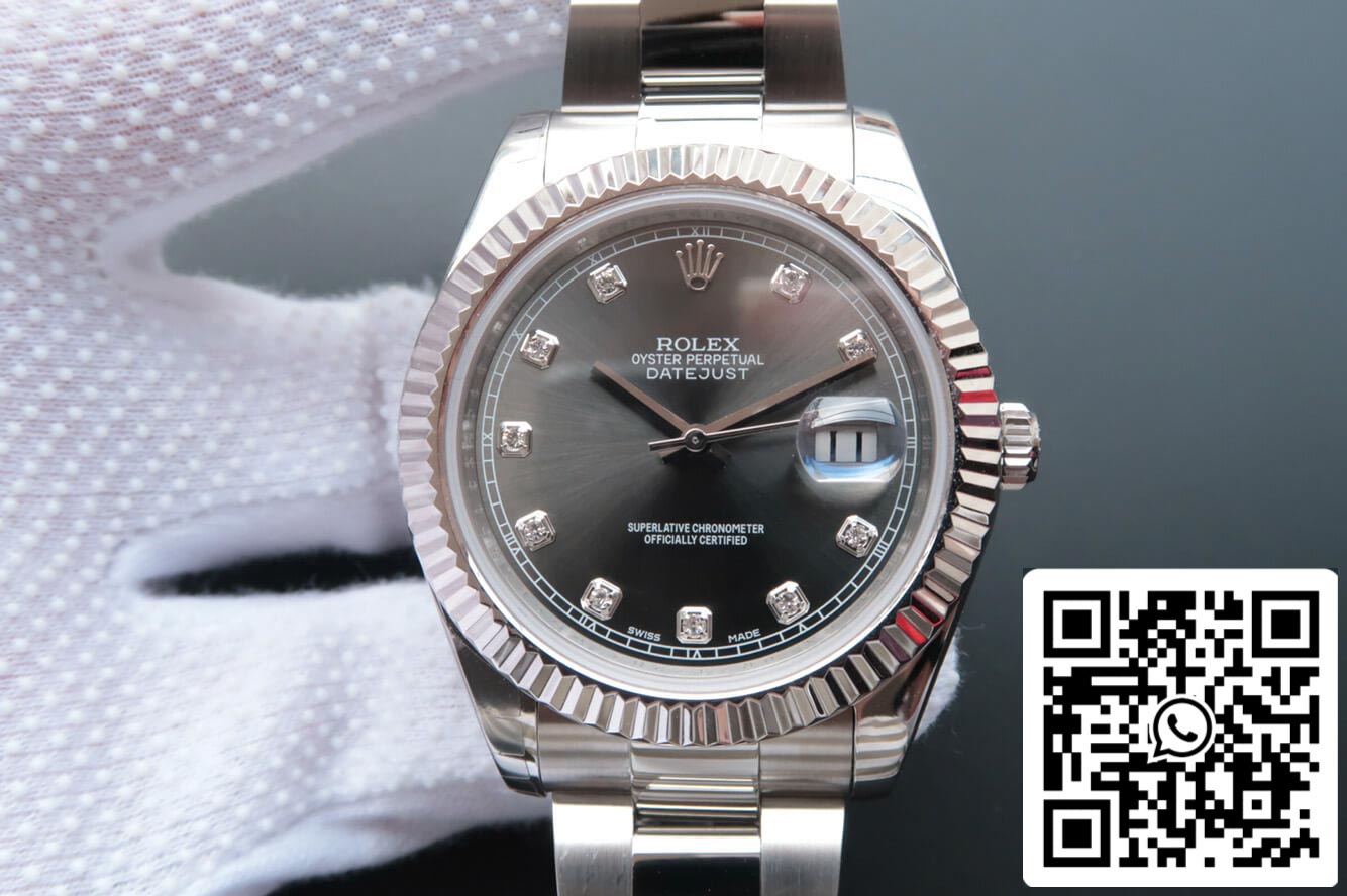 Rolex Datejust M126334-0005 1:1 Best Edition EW Factory Diamond-Studded Dial