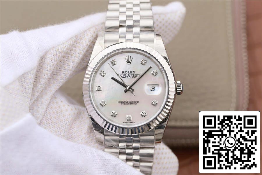 Rolex Datejust M126334-0020 1:1 Meilleure édition EW Factory Cadran en nacre