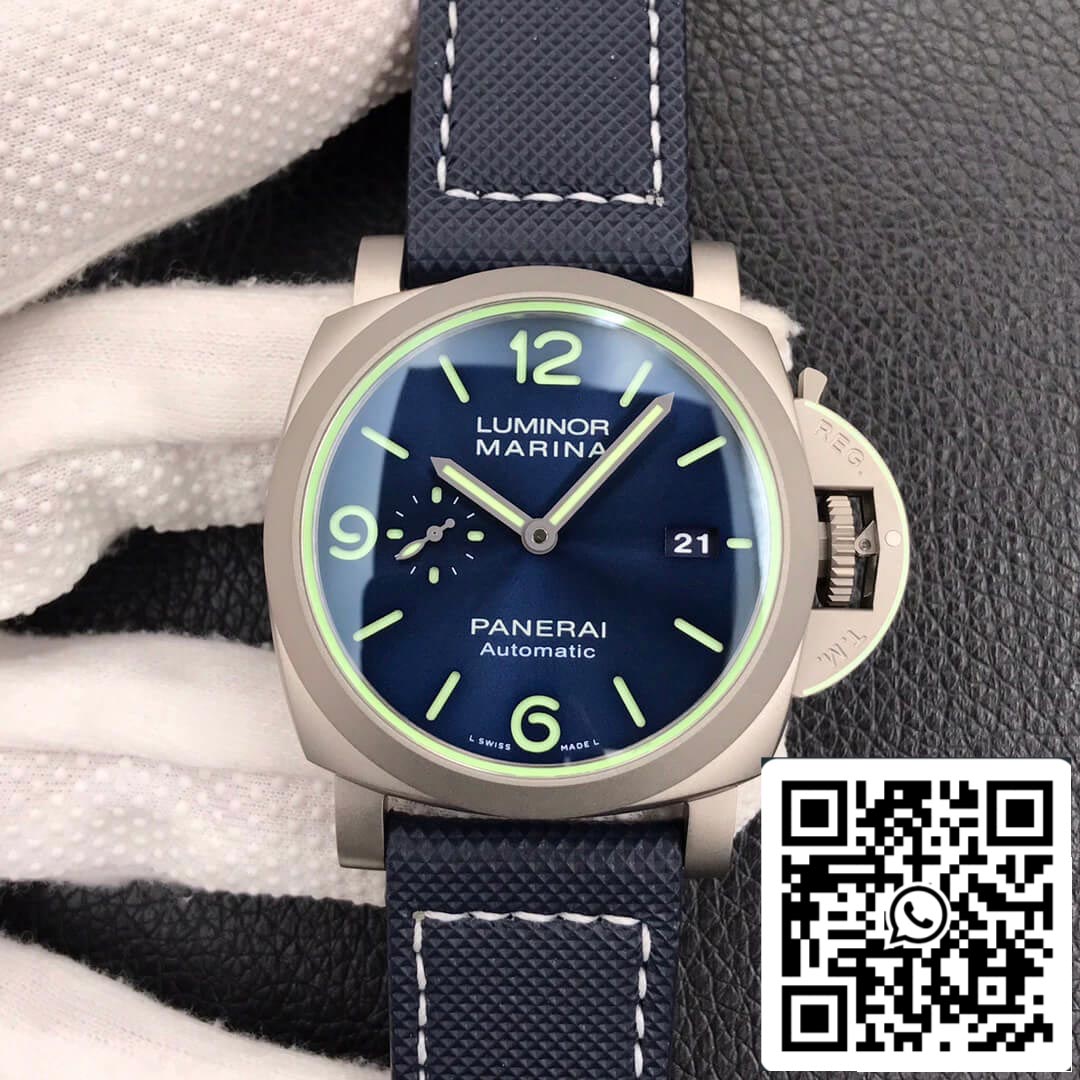 Panerai Luminor PAM01117 1:1 Best Edition VS Factory Blue Dial