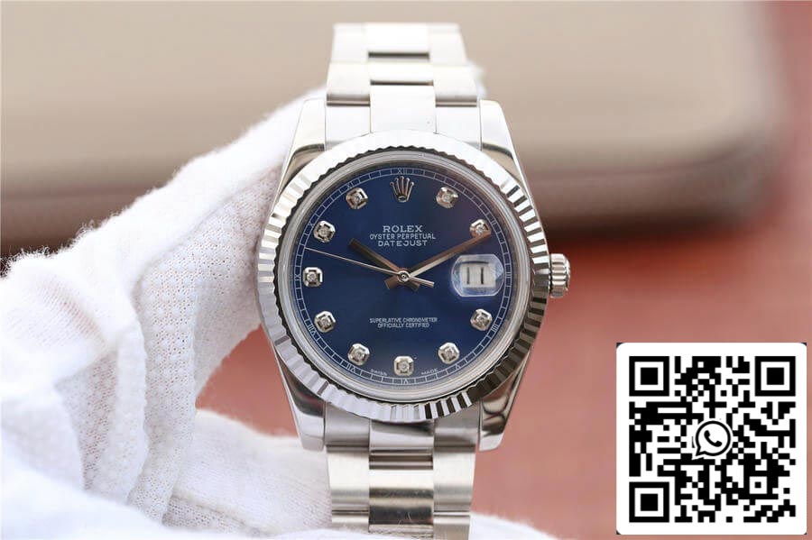 Rolex Datejust M126334-0015 1:1 Meilleure édition EW Factory Cadran bleu